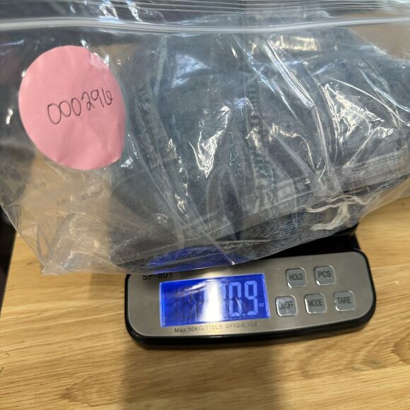 H&M Jean Overalls Women's Distressed Denim Shorts Streetwear‎ Size 4 100% Cotton - Picture 8 of 9